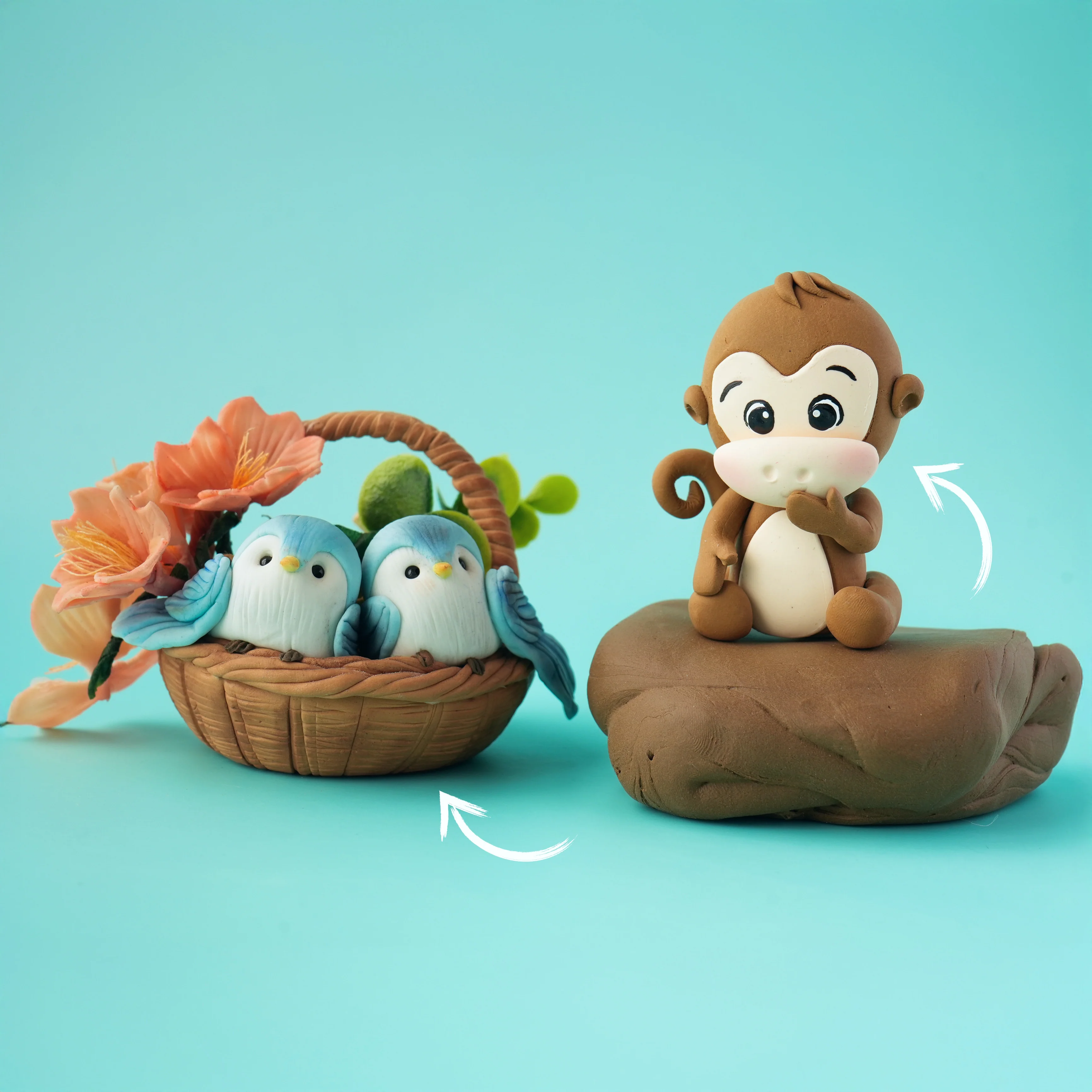 Air Dry Clay - Brown - Image 6