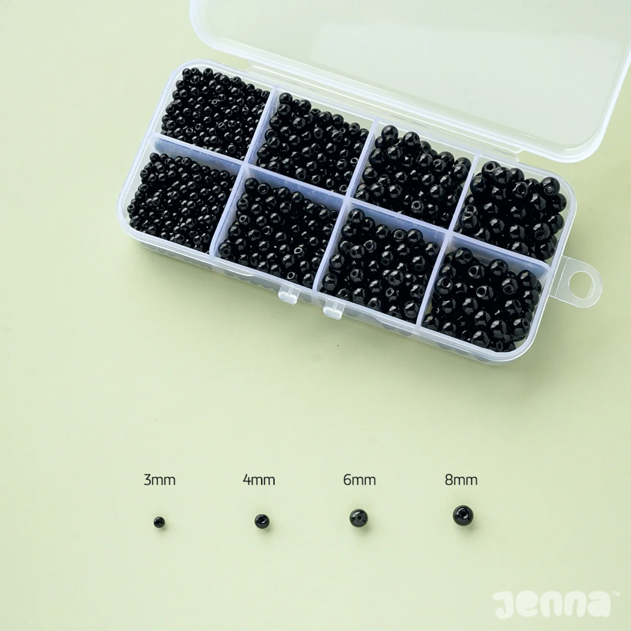 Black Imitation Pearl Eyes for Cold Porcelain | Craft Eyes - Image 3