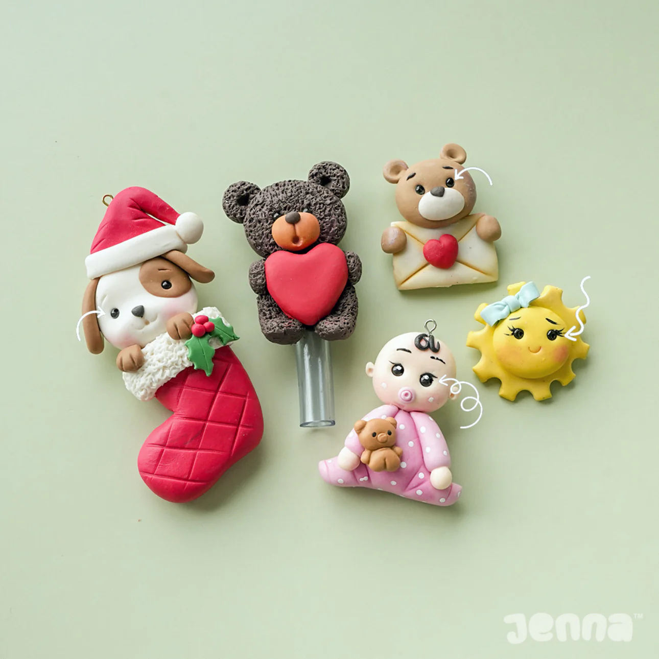 Black Imitation Pearl Eyes for Cold Porcelain | Craft Eyes - Image 6