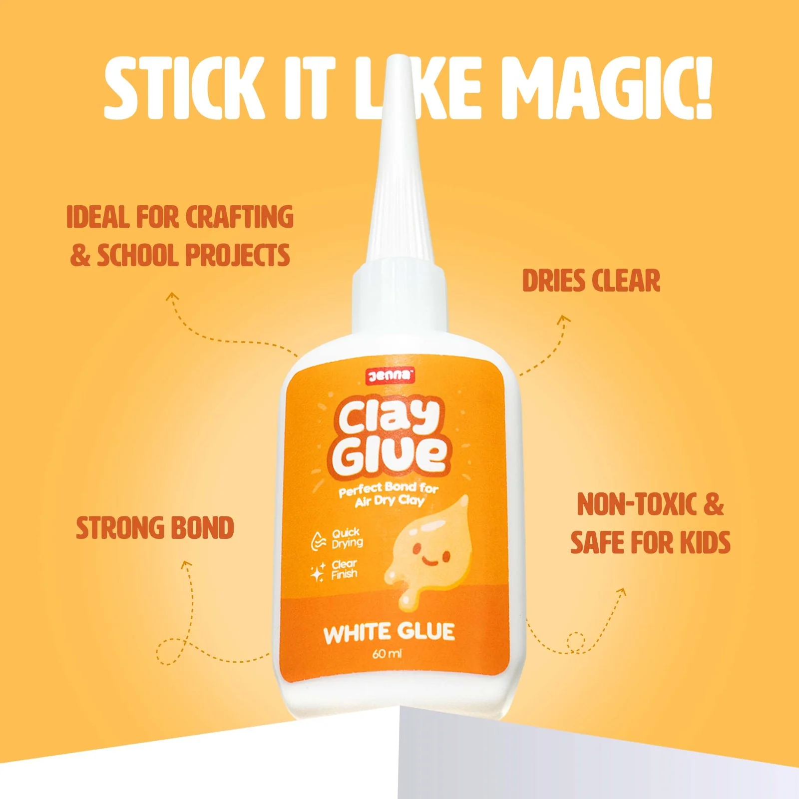 Clay Glue for air dry clay - 60ml - Image 3