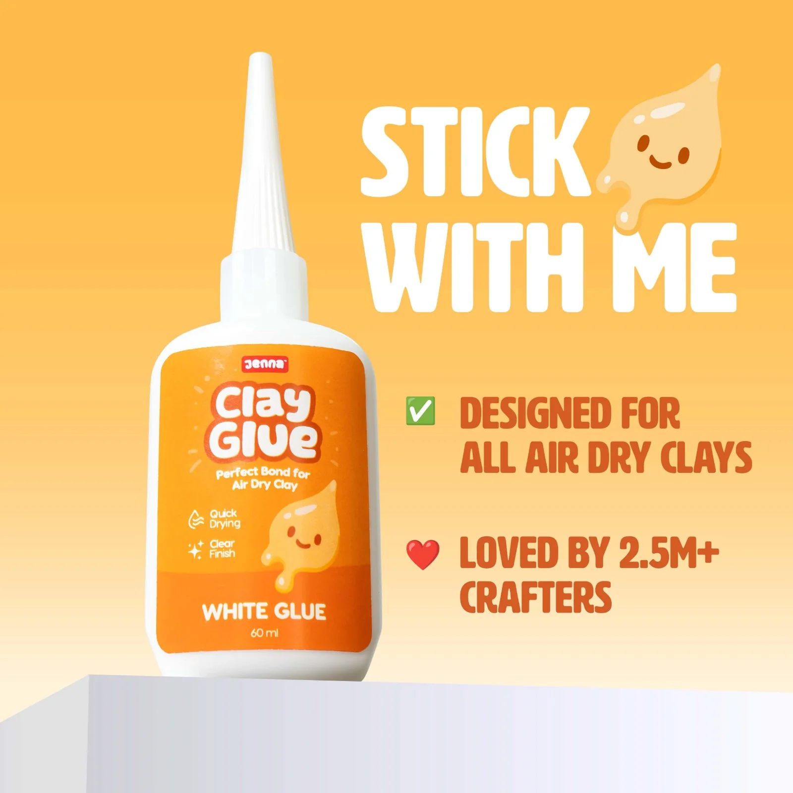 Clay Glue for air dry clay - 60ml - Image 5