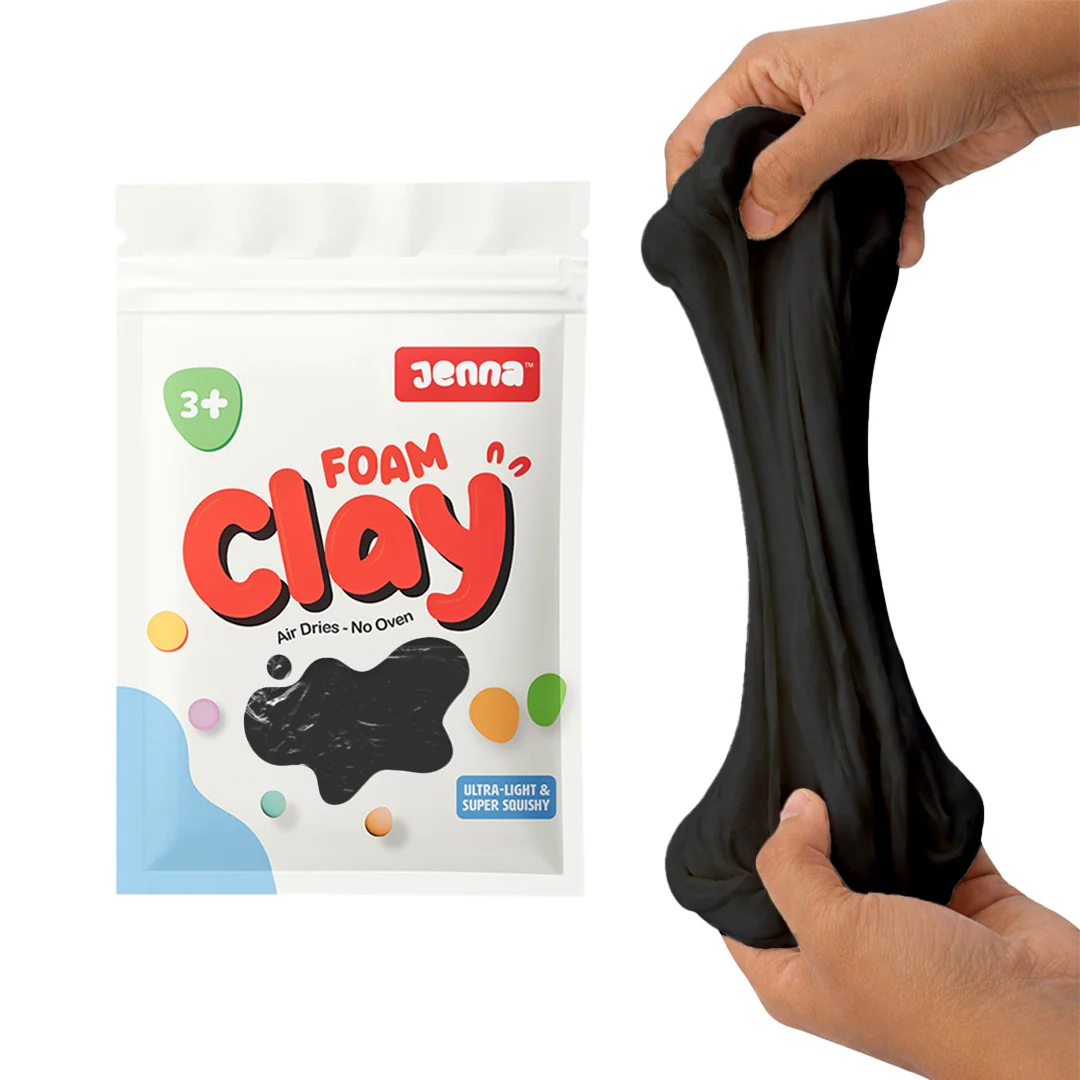 Jenna Foam Clay (100g) , Soft, Air-Drying Modeling Clay for Kids & Crafters, Non-Sticky, Easy to Mold, Ideal for DIY - Image 11