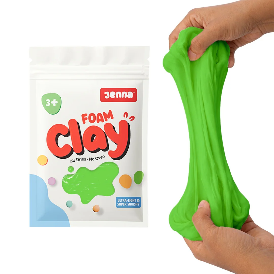 Jenna Foam Clay (100g) , Soft, Air-Drying Modeling Clay for Kids & Crafters, Non-Sticky, Easy to Mold, Ideal for DIY - Image 9